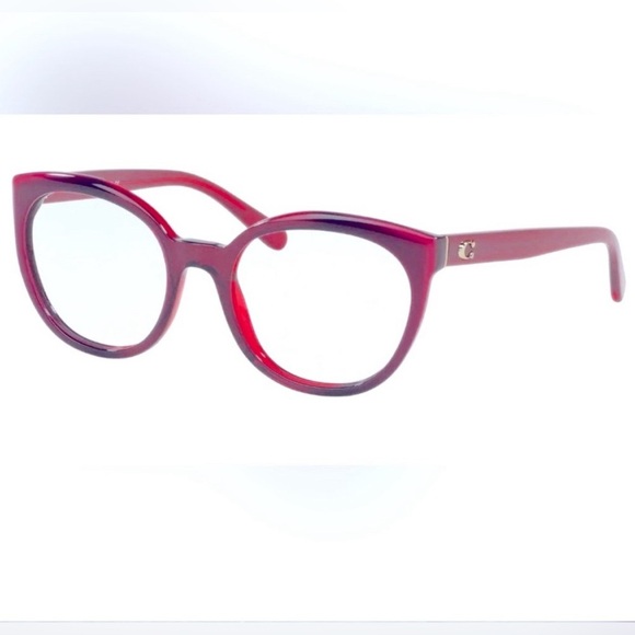 Coach HC6130-5532 Berry Laminate Women's Rx-Ready Eyeglass Frames & Case - Picture 1 of 12